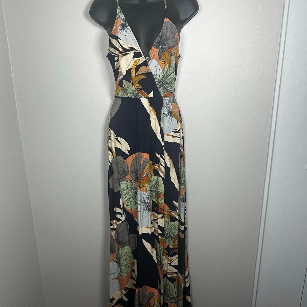 SHEIN Tropical Print Strappy Resort Dress MED/6